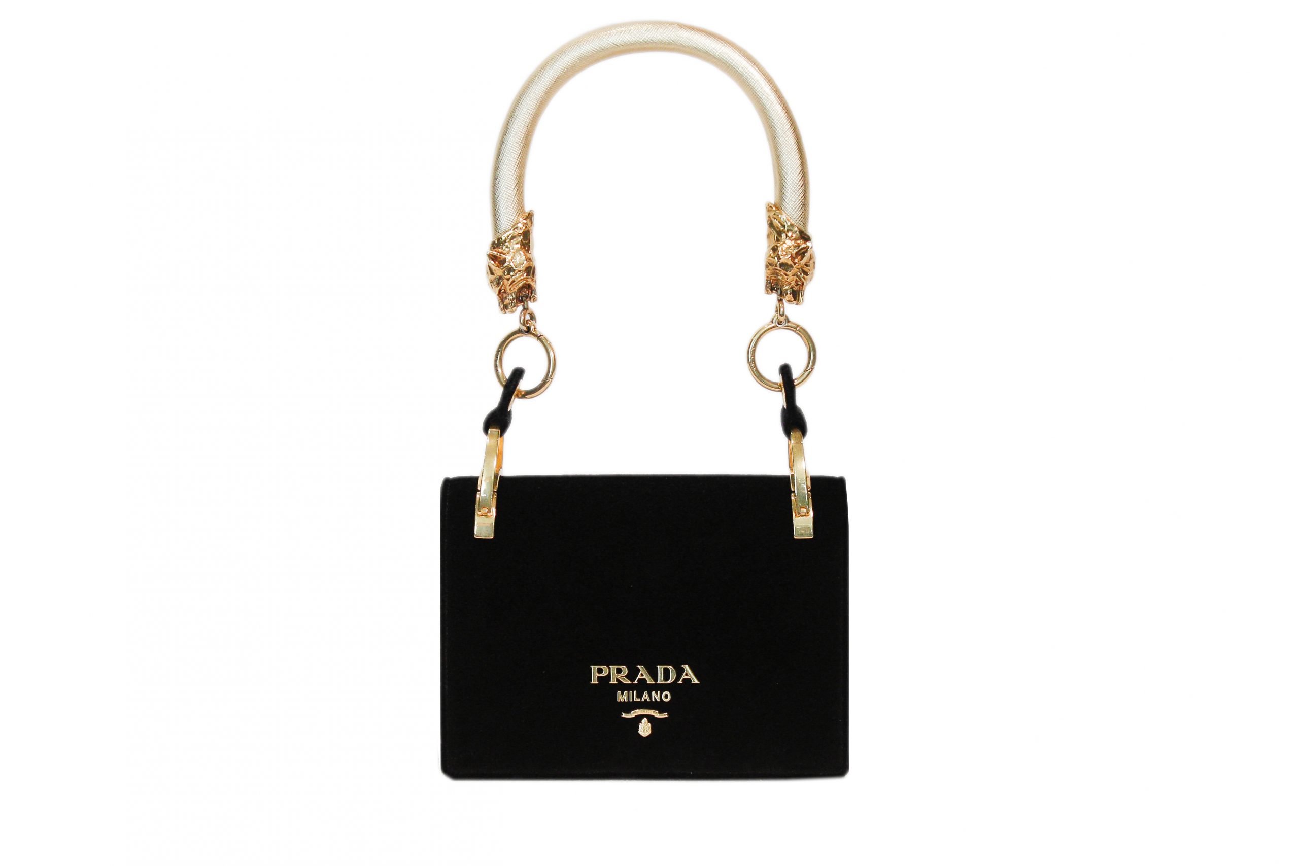 prada velvet clutch